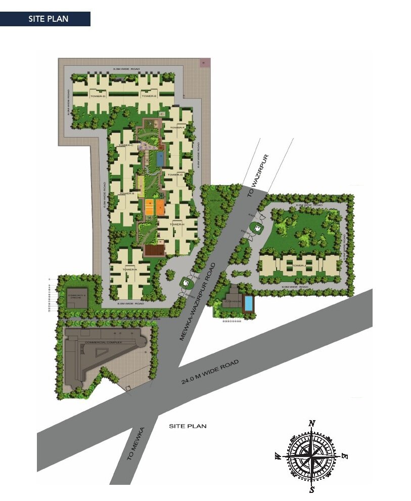 GLS Avenue 51 Sector 92 Gurgaon Site Plan Gurugram Affordable Housing Project
