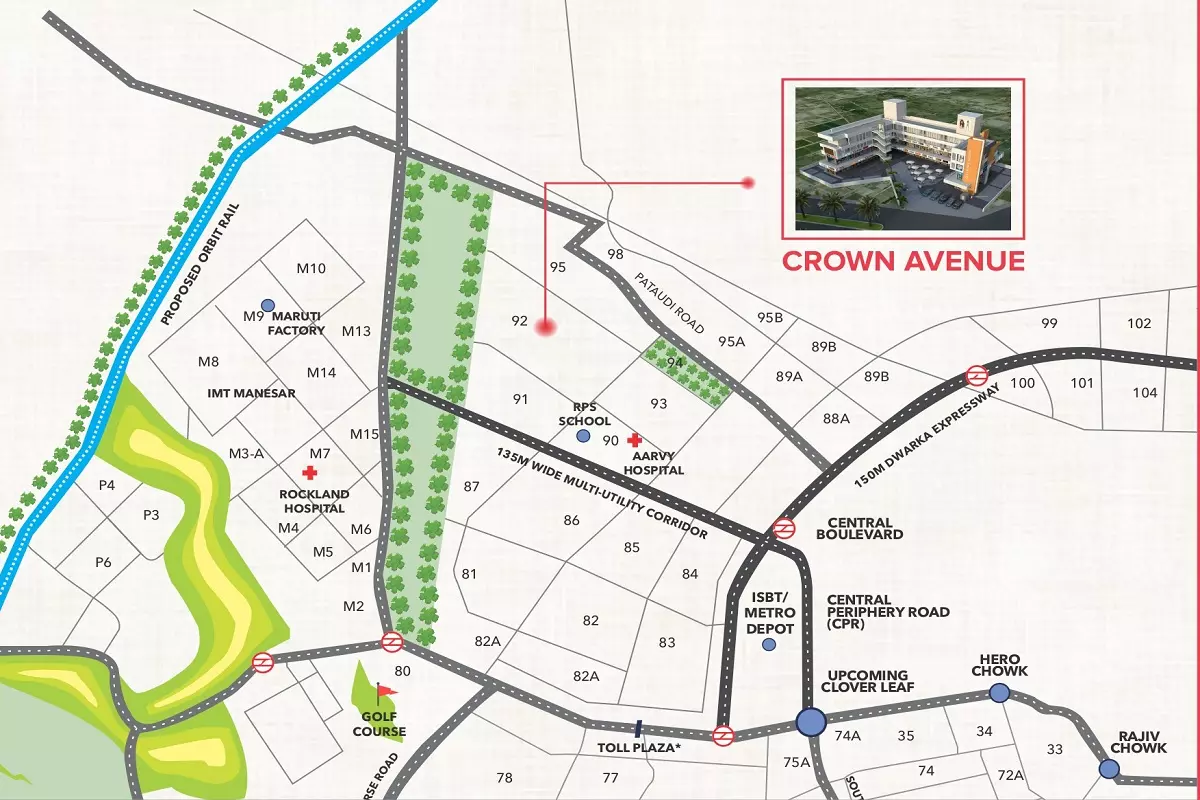 GLS Crown avenue Location